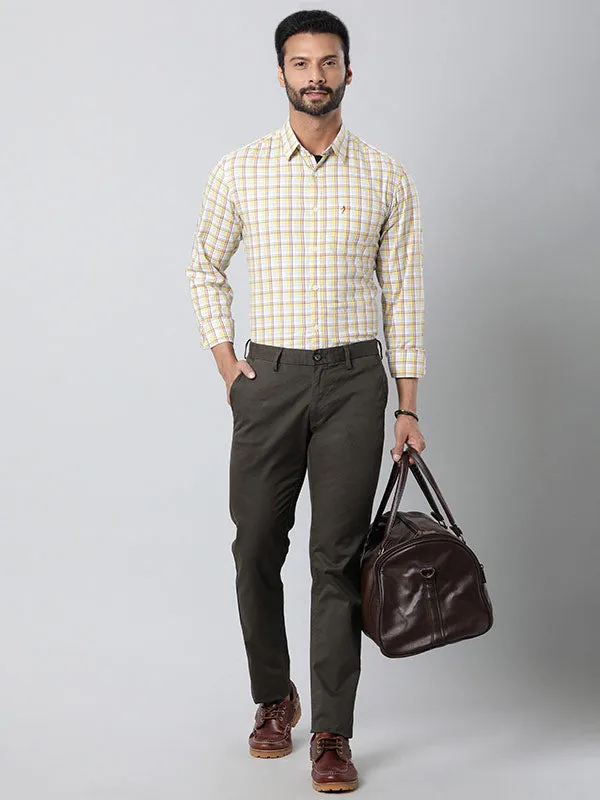 Men Brooklyn Fit Cotton Stretch Trouser