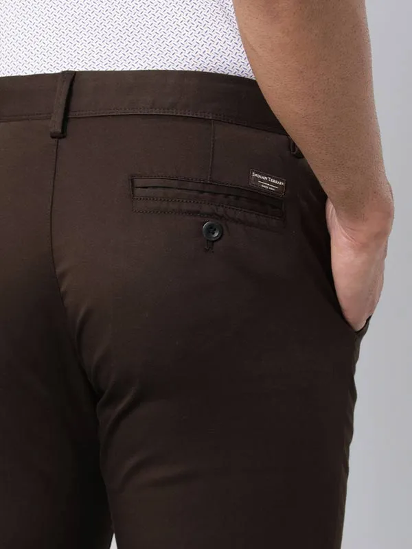 Men Brooklyn Fit Cotton Stretch Trouser