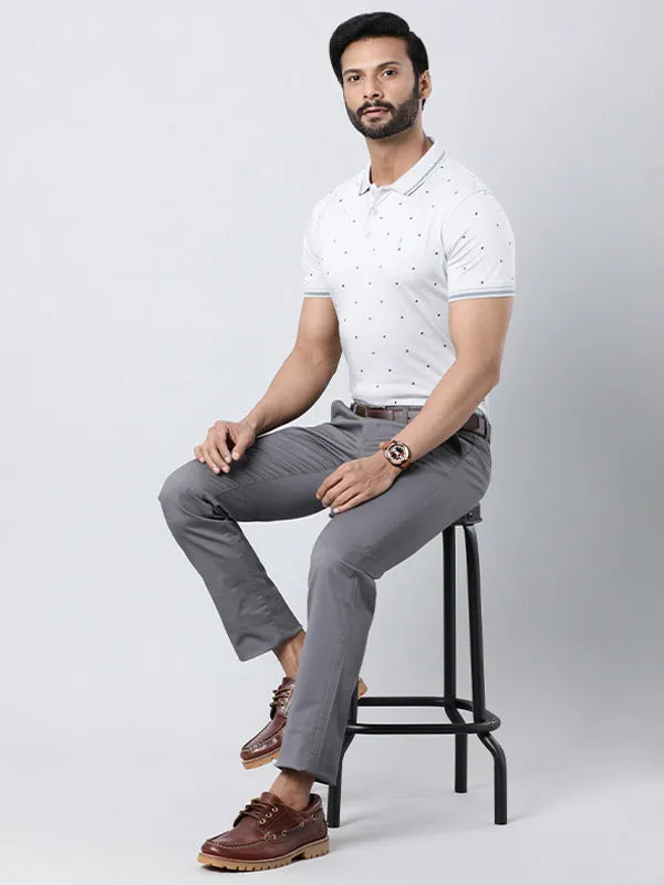 Men Brooklyn Fit Cotton Stretch Trouser