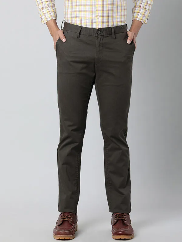 Men Brooklyn Fit Cotton Stretch Trouser