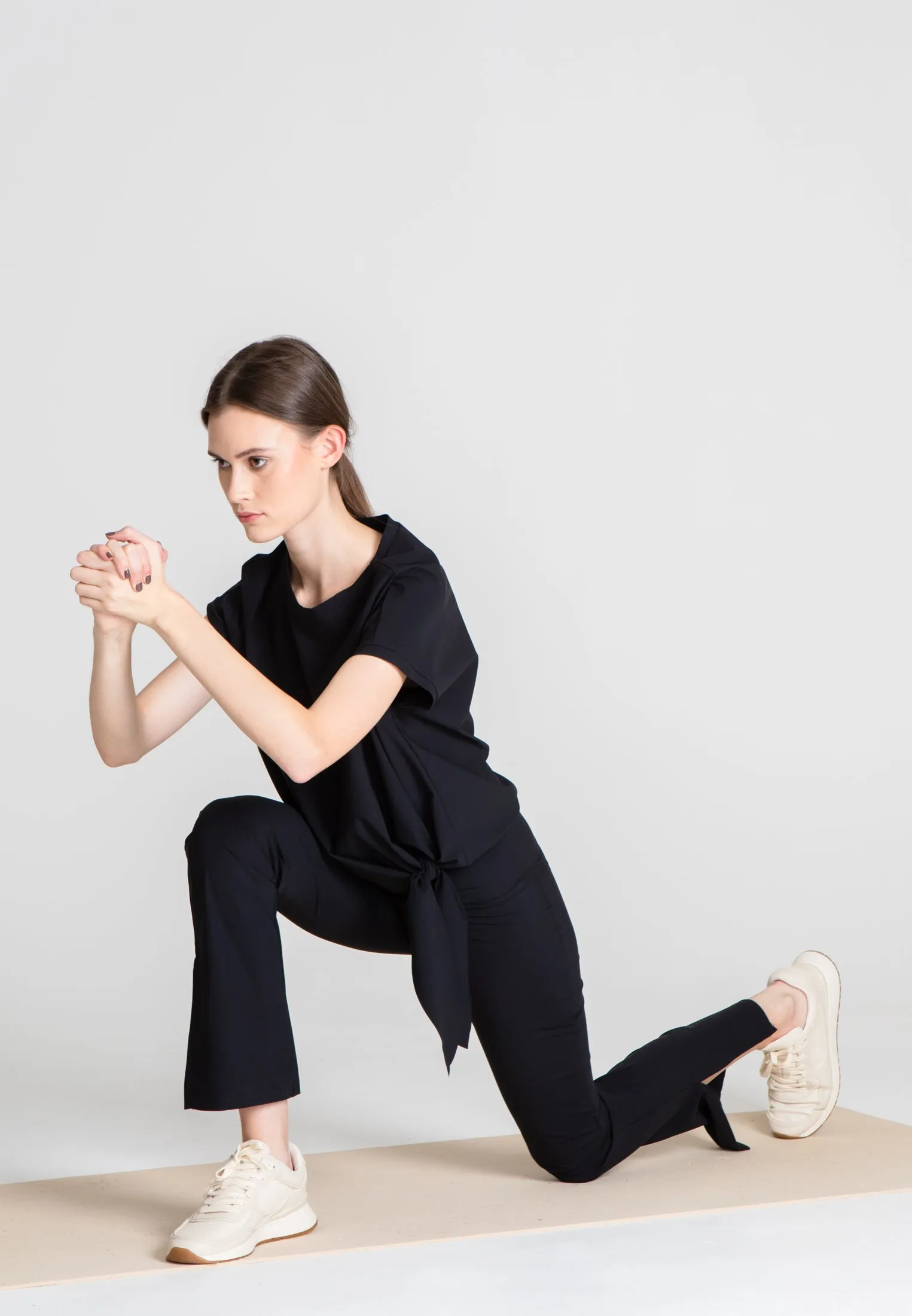 Mini Knot Sport Top - Black Opaque