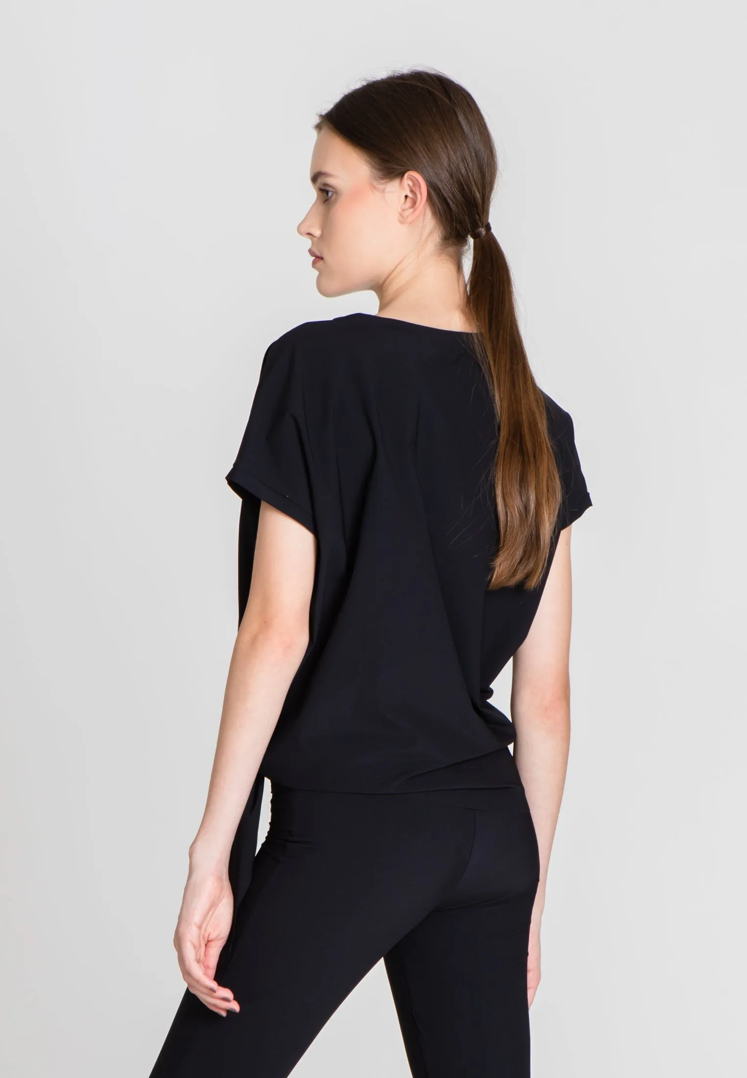 Mini Knot Sport Top - Black Opaque