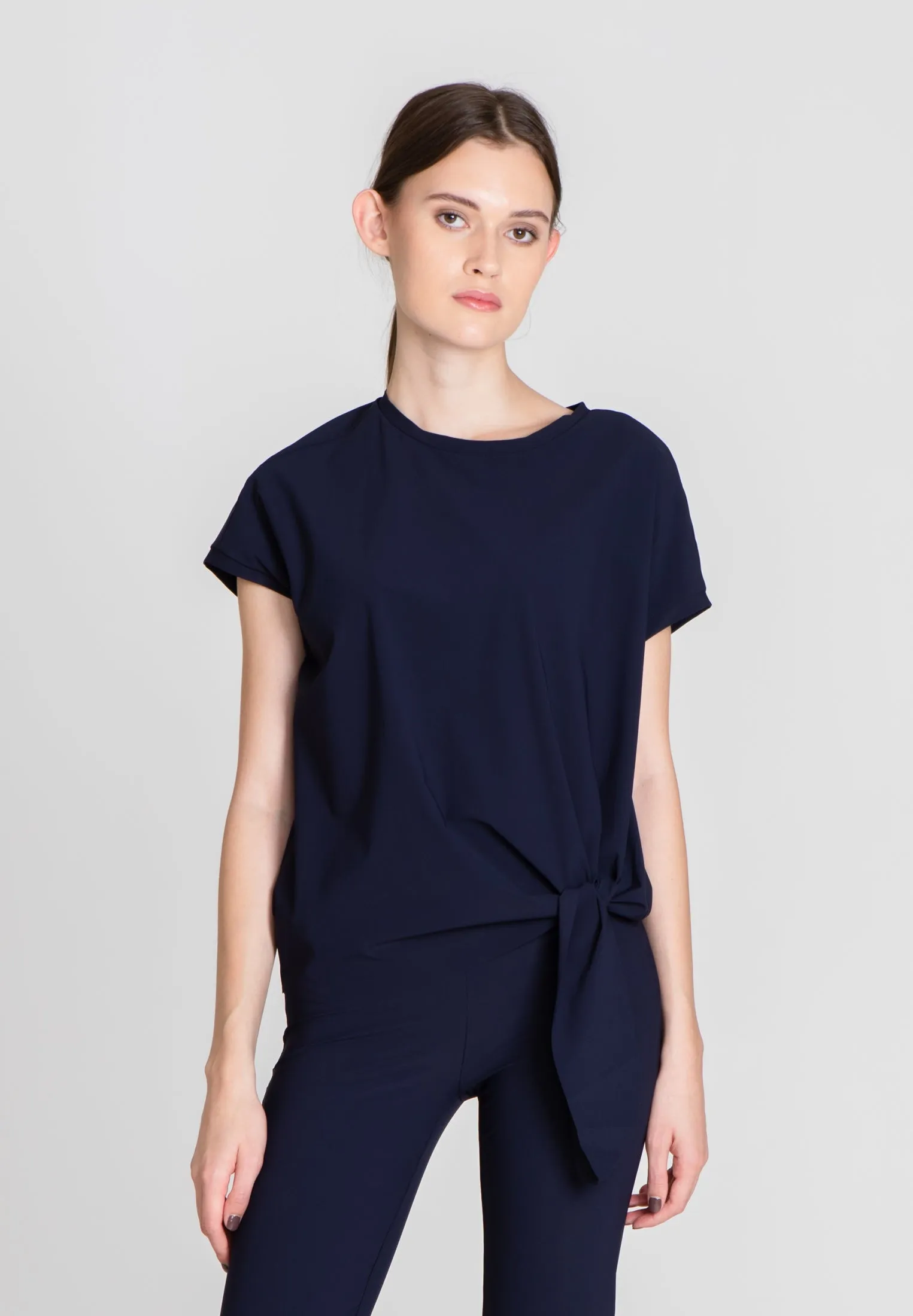 Mini Knot Sport Top - Blue Opaque