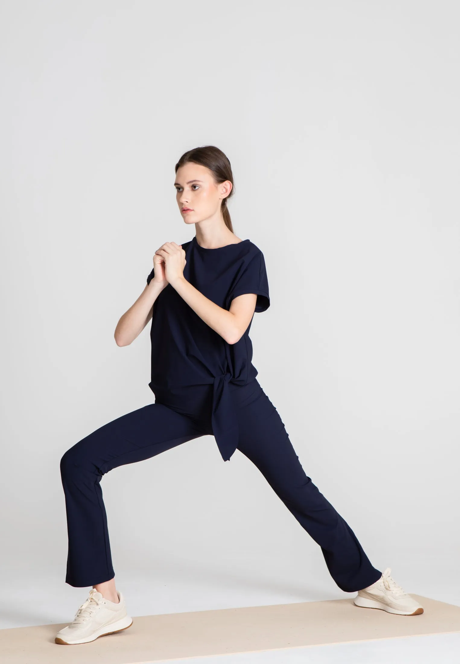 Mini Knot Sport Top - Blue Opaque