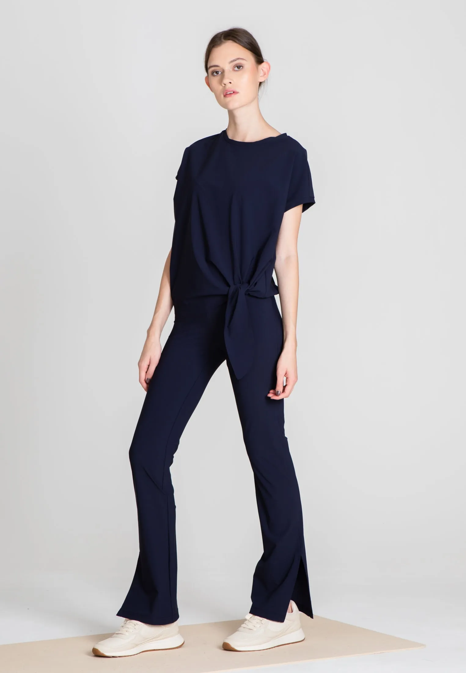 Mini Knot Sport Top - Blue Opaque
