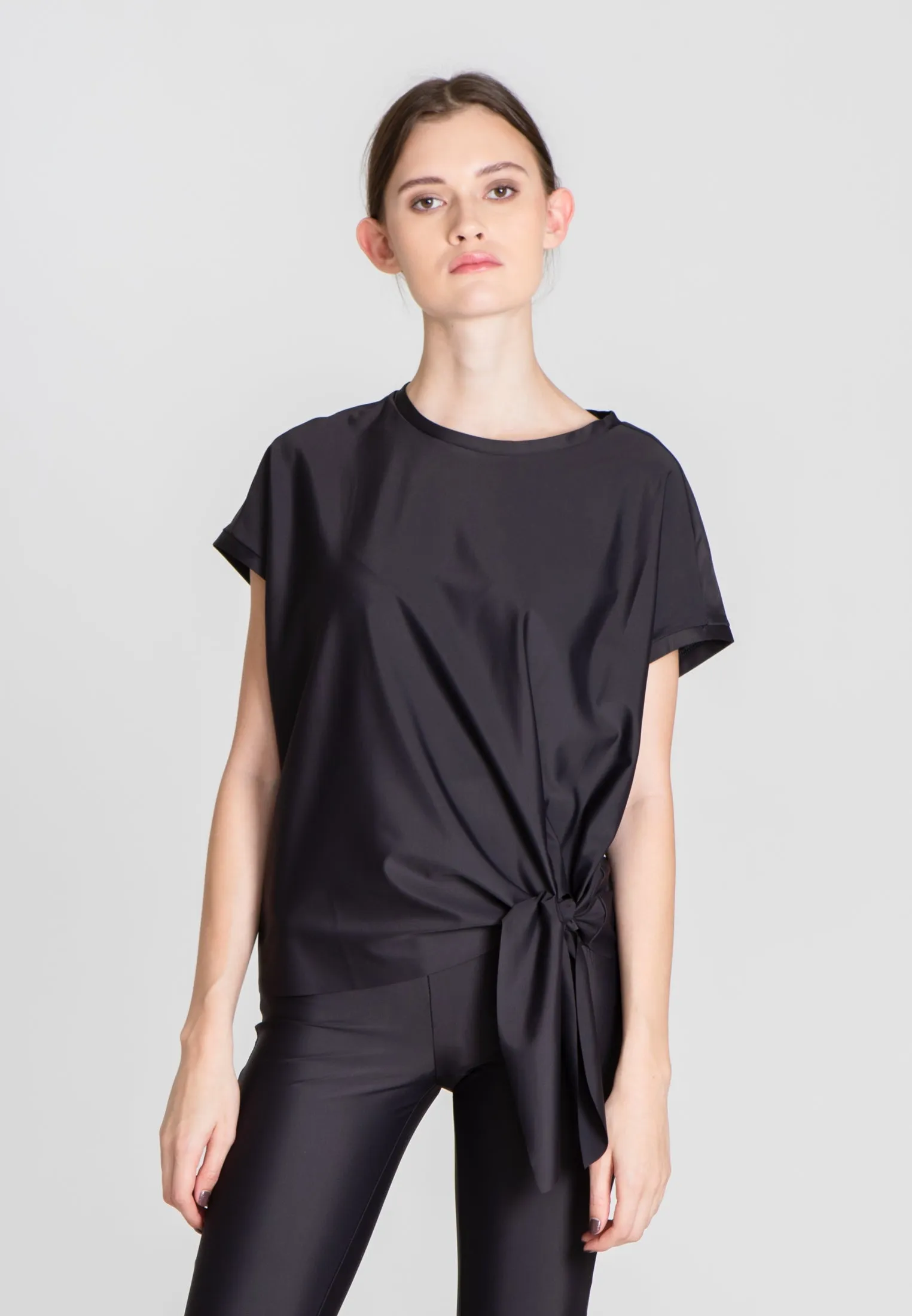 Mini Knot Sport Top - Caviar