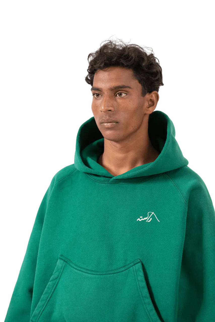 MOSS GREEN MADE IN PAK HOODIE (v2)
