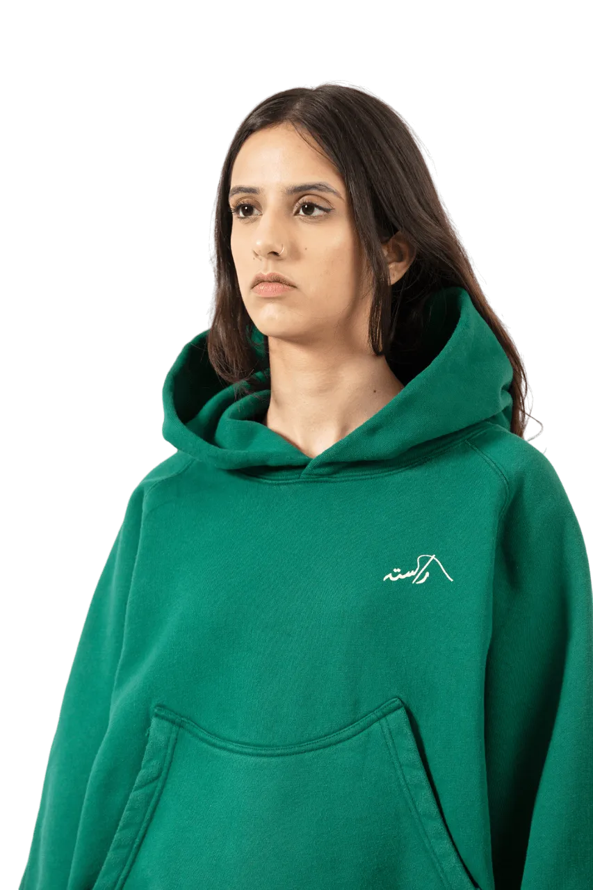 MOSS GREEN MADE IN PAK HOODIE (v2)