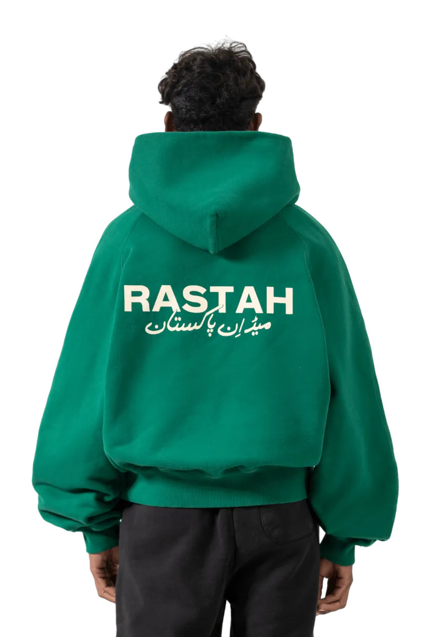 MOSS GREEN MADE IN PAK HOODIE (v2)