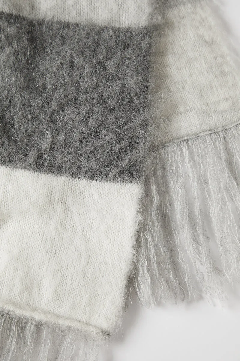 Nielson Scarf Grey Check