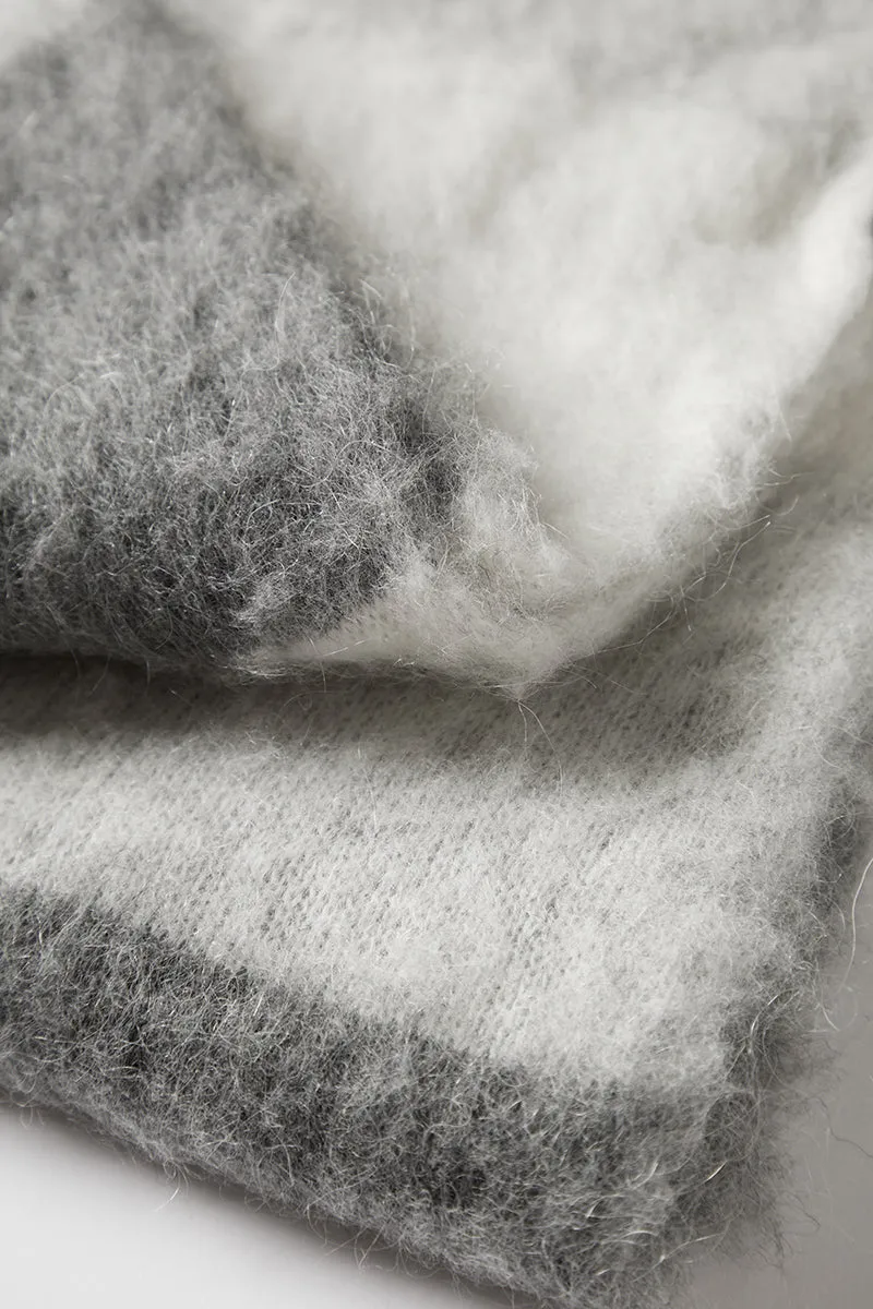 Nielson Scarf Grey Check
