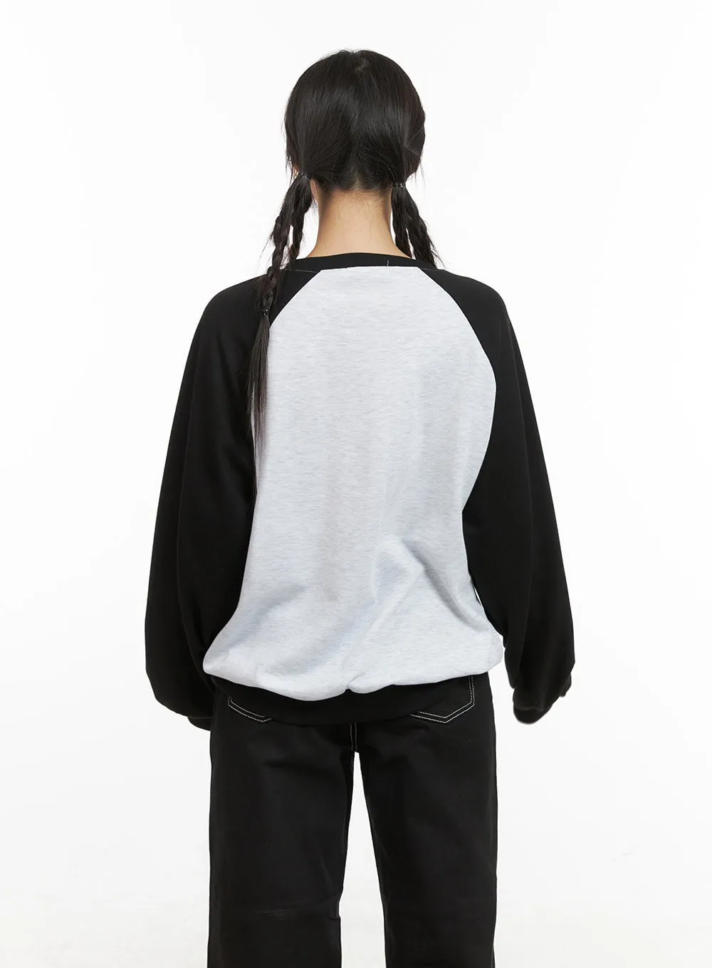 Oversized Raglan Sweatshirt CG420