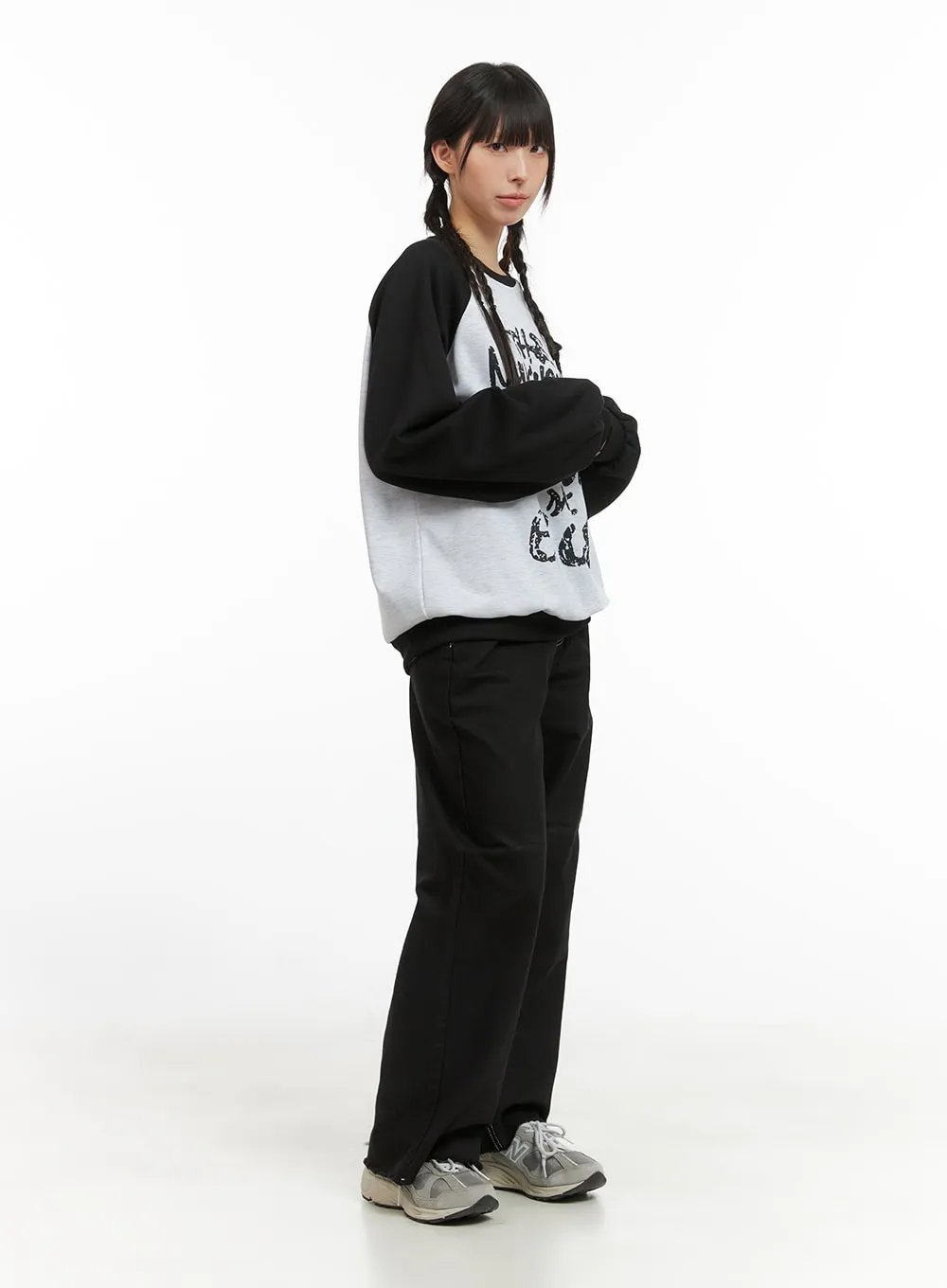 Oversized Raglan Sweatshirt CG420