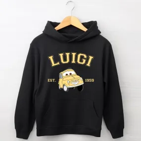 Personalized Disney Cars Luigi Adult Hoodie