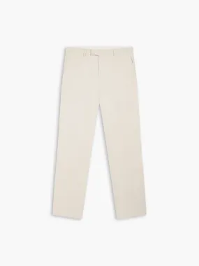 Piccadilly Linen Slim Ecru Suit Trouser