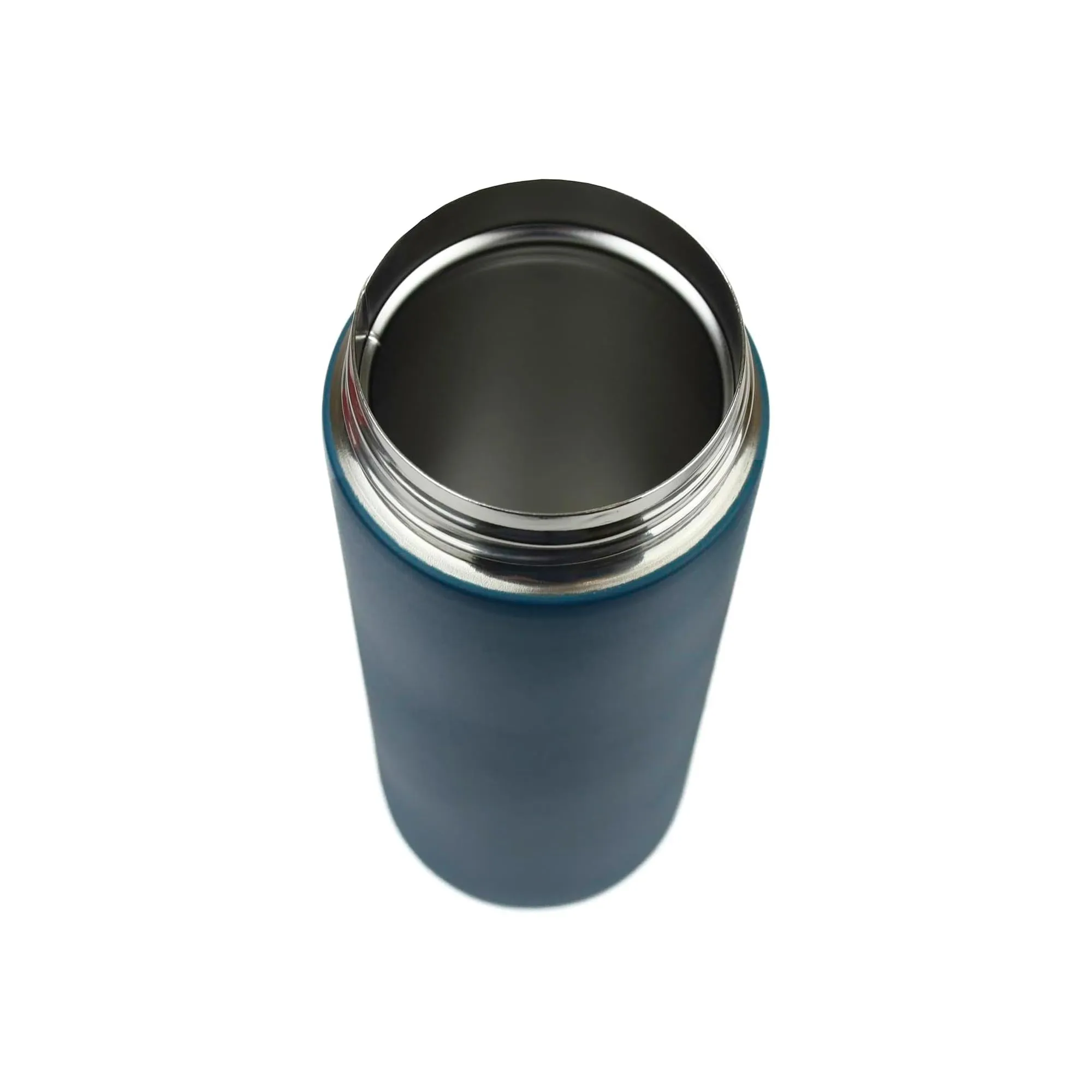 Premium Stainless Steel Travel Mug Flask - Matt Blue - 500 ml