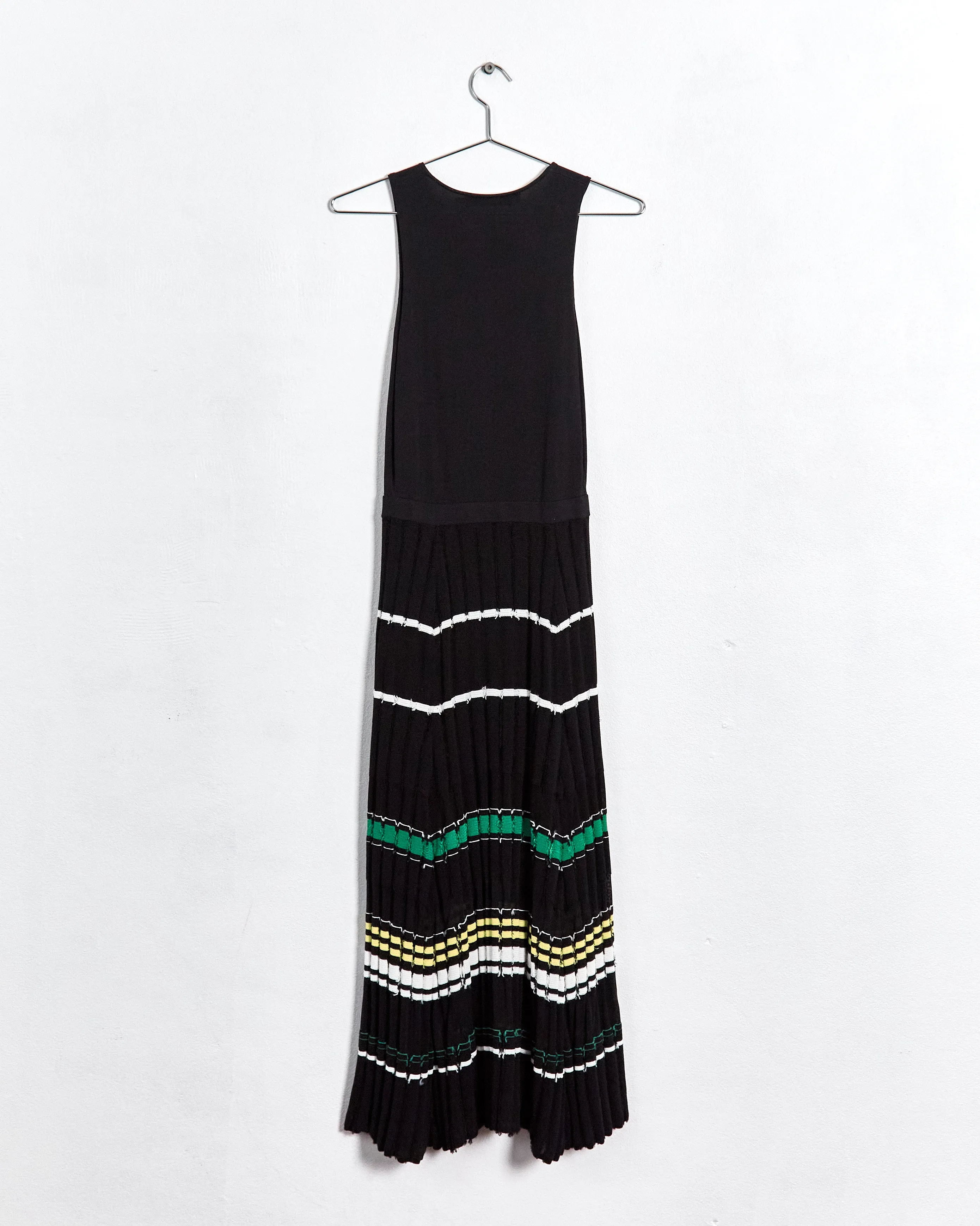 Proenza Schouler stripe detail midi dress, black, 6