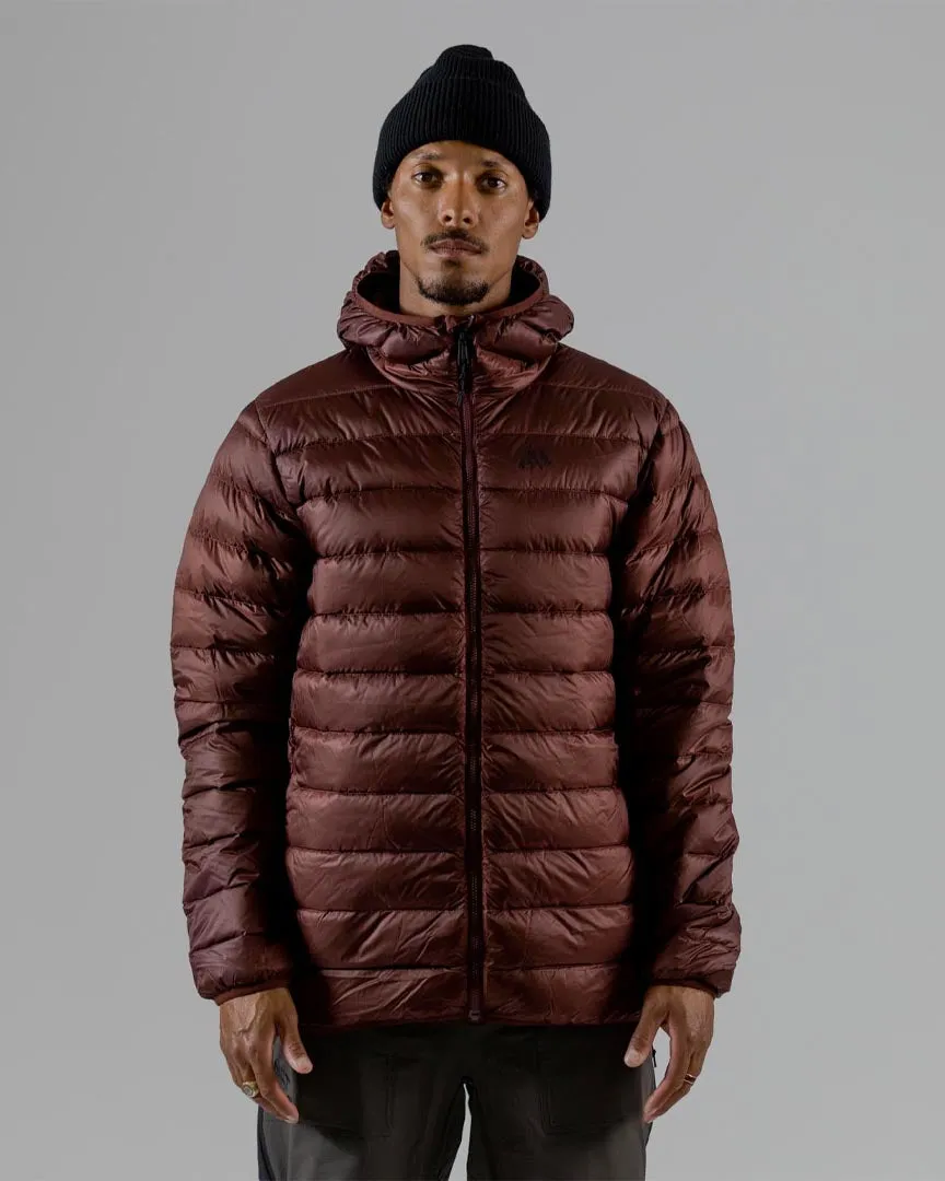 Re-up Down Puffy Hoody Winter Jacket - Vulcan Red