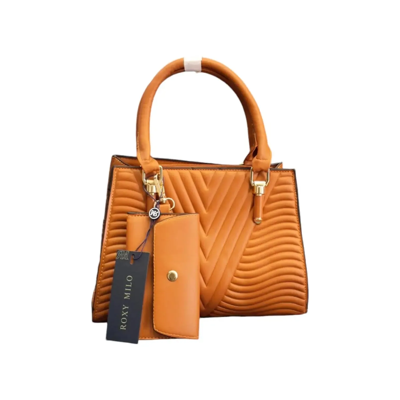 Roxy Milo Quilted Leather Handbag with Wallet