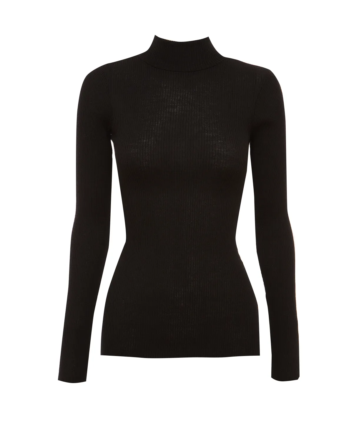 Sade Ribbed Turtleneck in Black