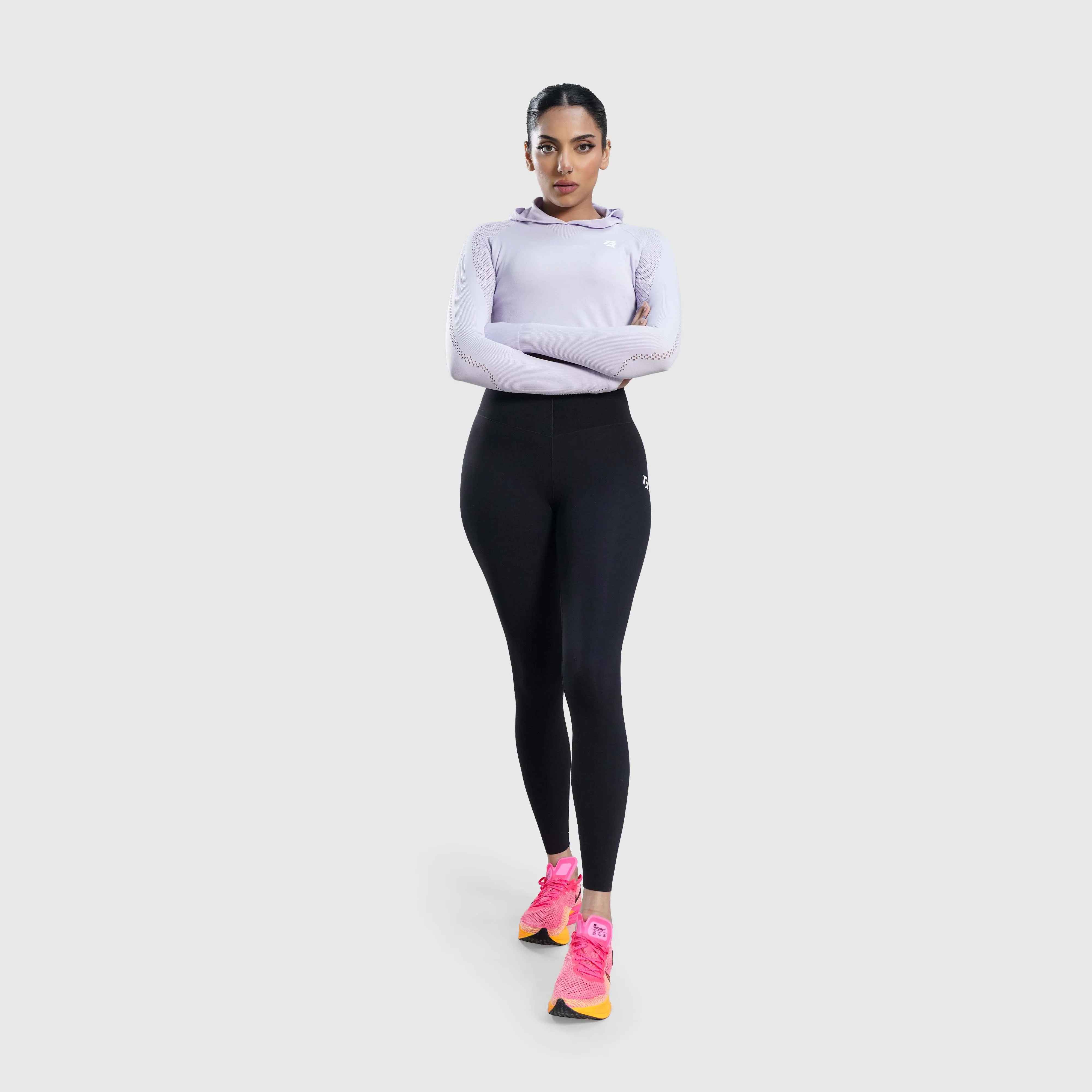 Snug Seamless Crop Top (Lavender)