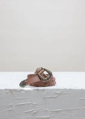 STUD Belt Nutmeg Gold