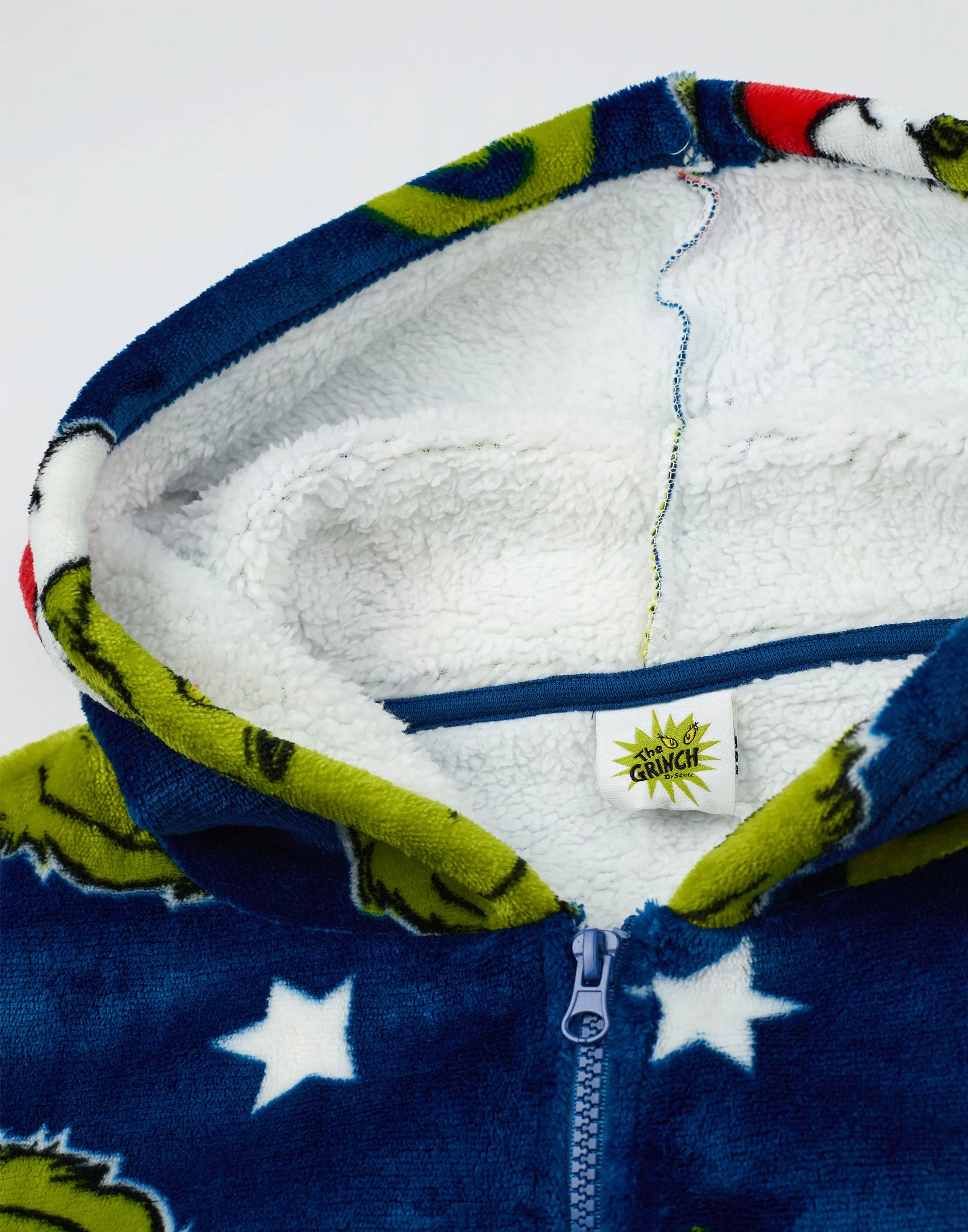 The Grinch Adults Zip Through Blanket Hoodie