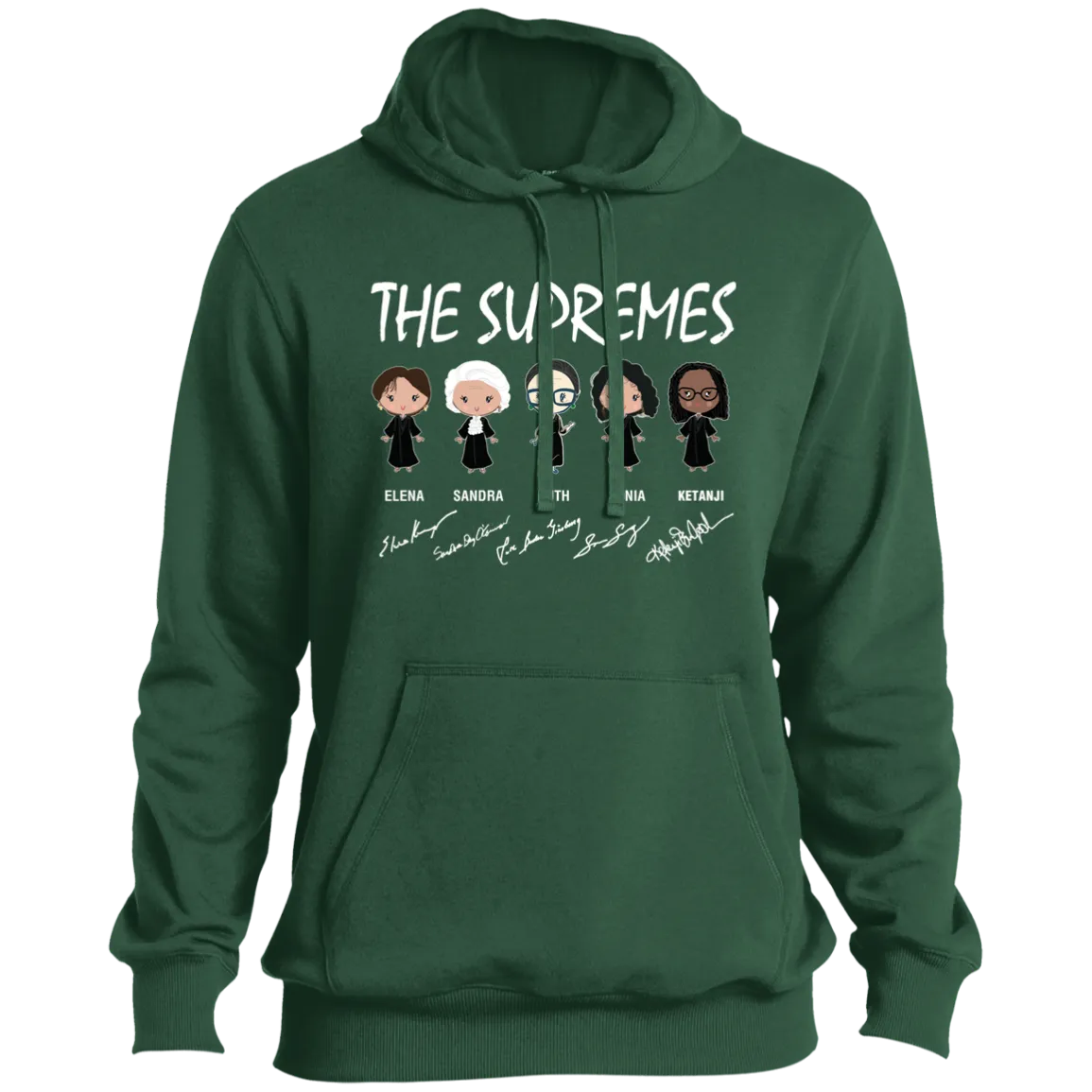 The Supremes Ketanji Brown Jackson RBG Sotomayor Chibi Signature ST254 Pullover Hoodie