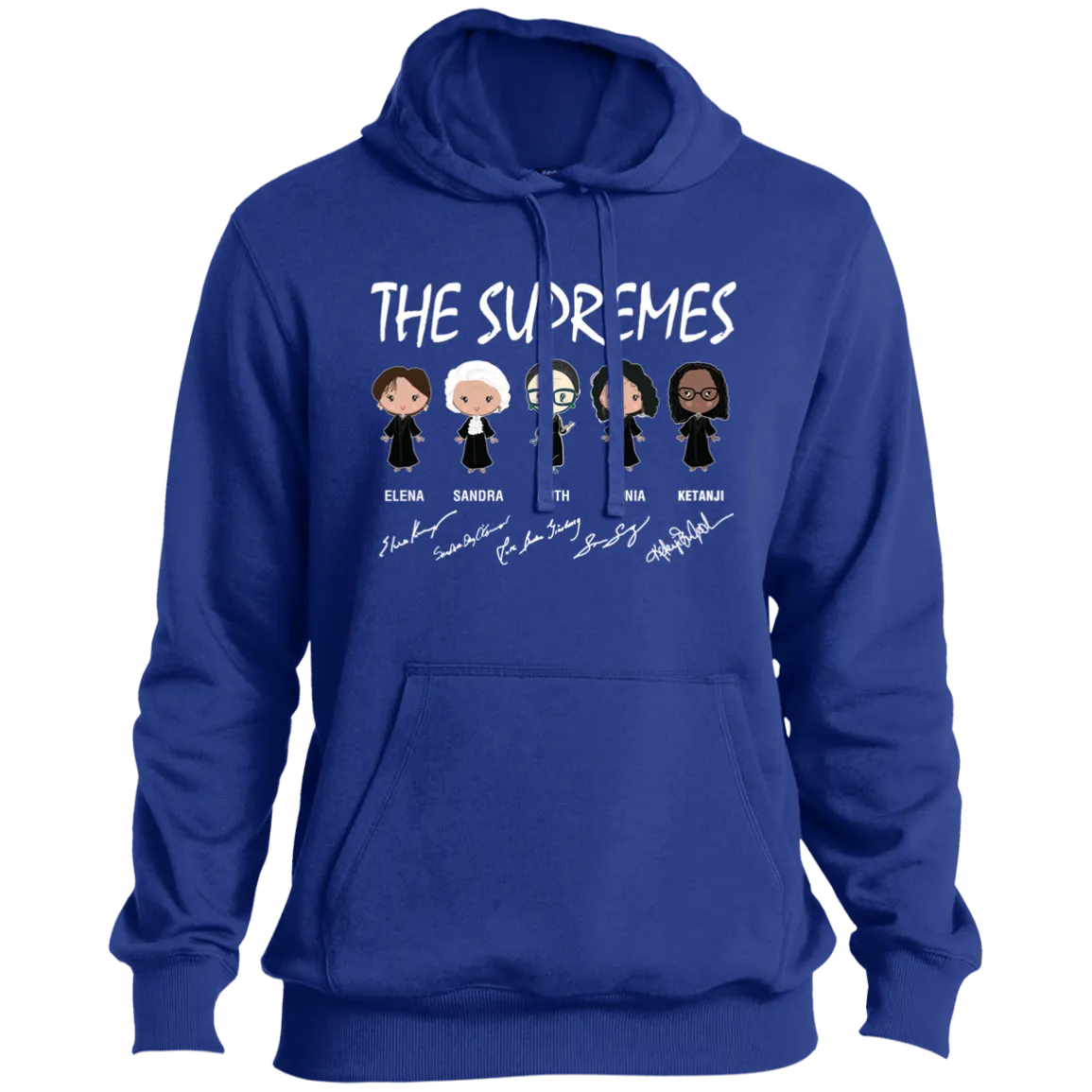 The Supremes Ketanji Brown Jackson RBG Sotomayor Chibi Signature ST254 Pullover Hoodie
