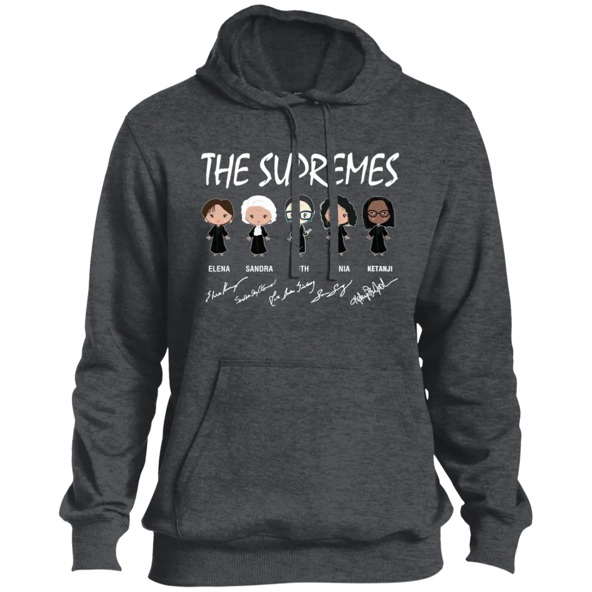 The Supremes Ketanji Brown Jackson RBG Sotomayor Chibi Signature ST254 Pullover Hoodie