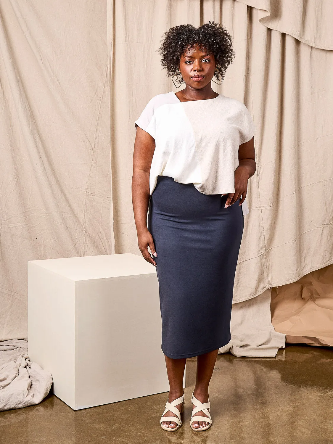 Travertine Knit Set - Crew Pattern