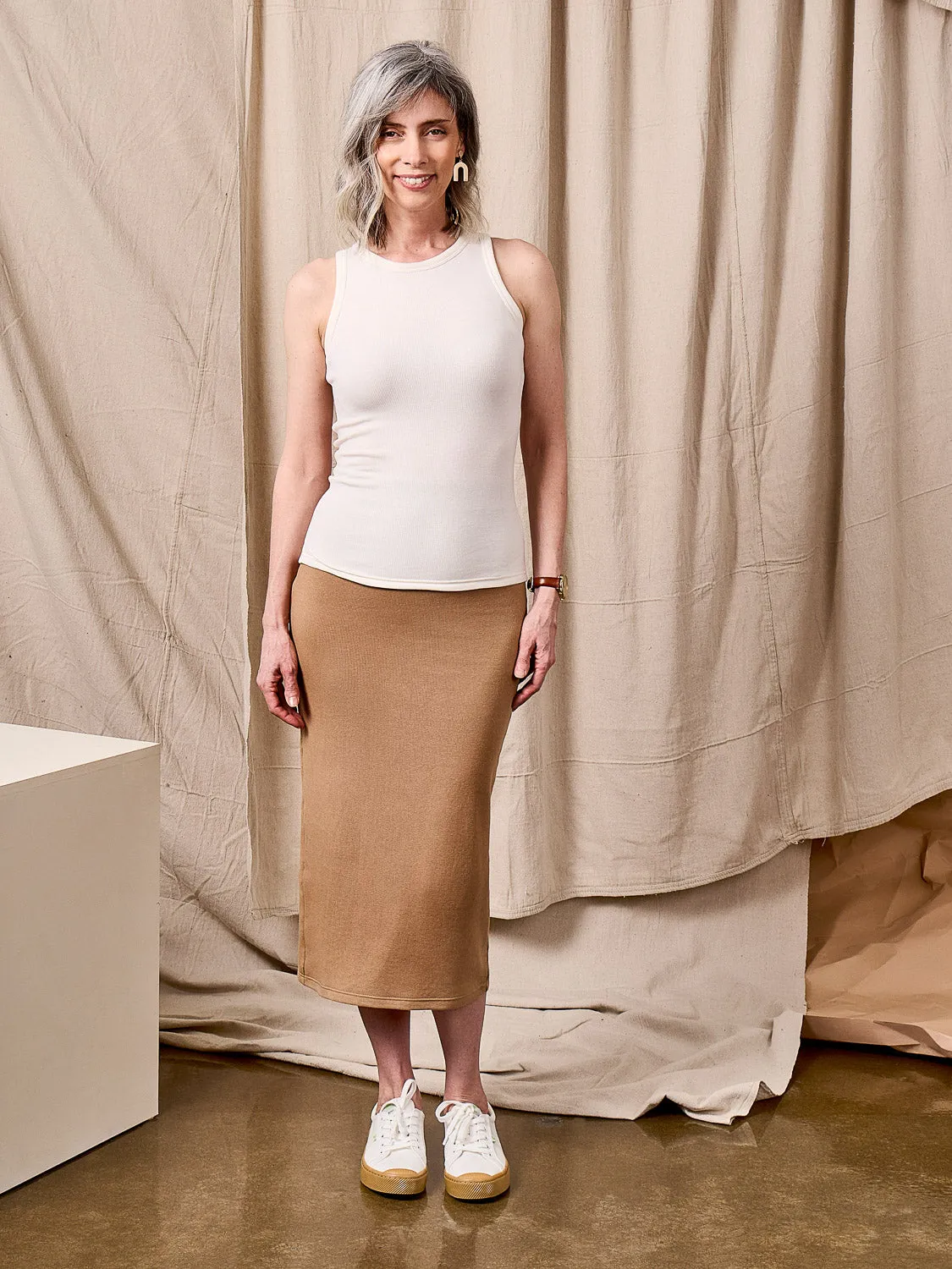 Travertine Knit Set - Crew Pattern