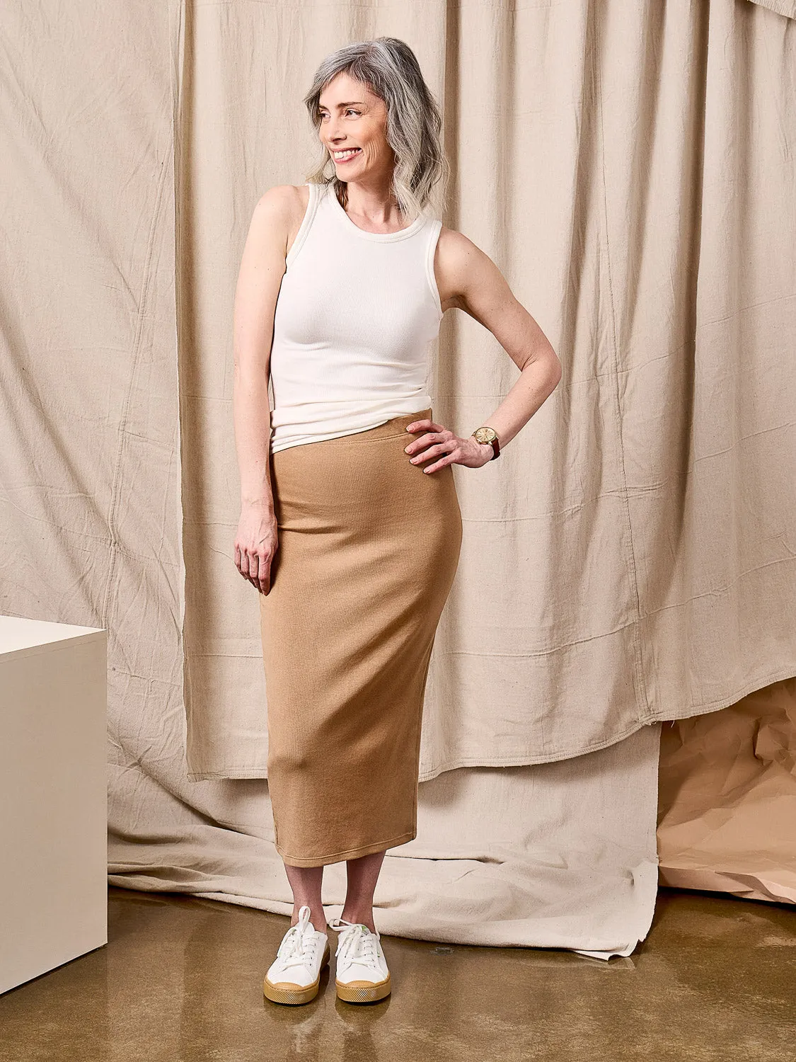 Travertine Knit Set - Crew Pattern