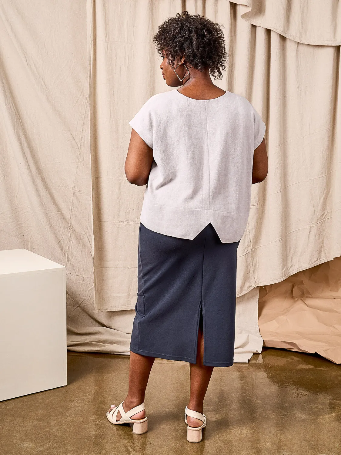 Travertine Knit Set - Crew Pattern