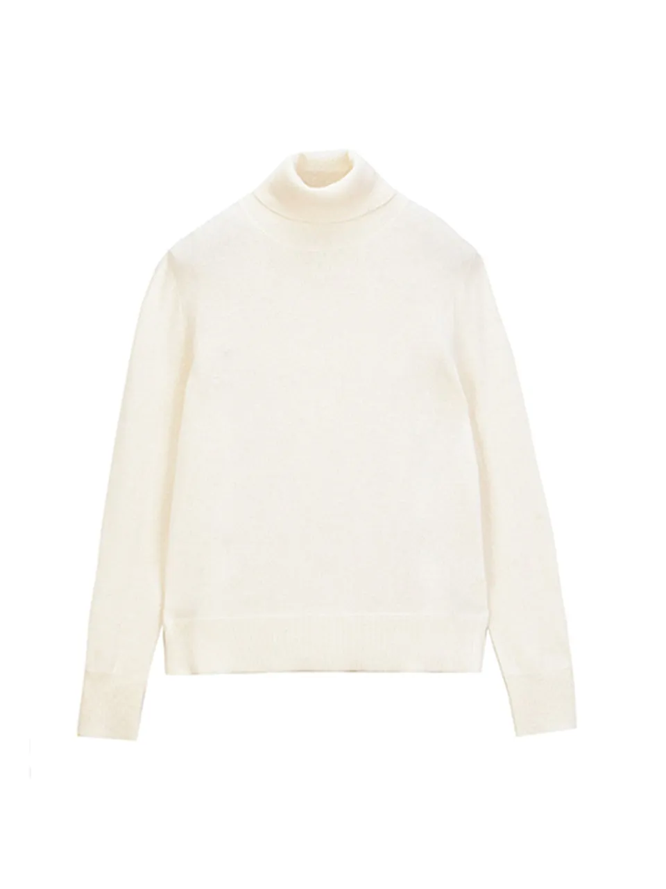 Turtleneck Sweater_Vintage White