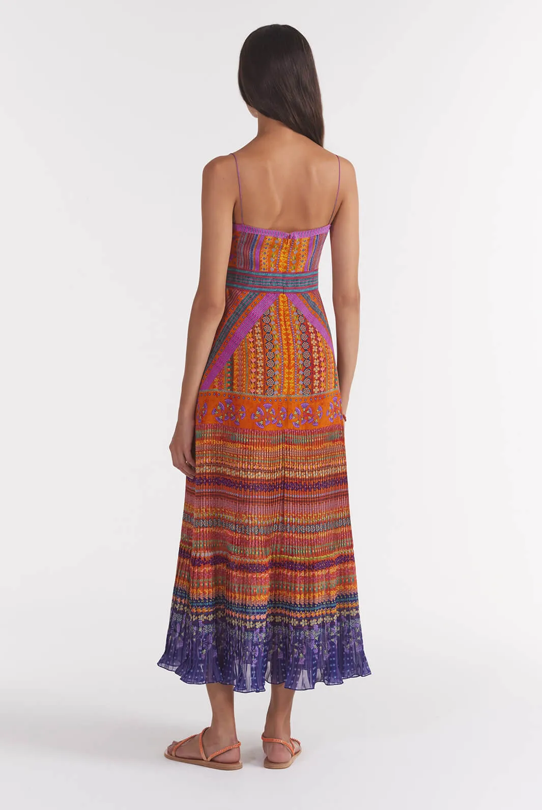 Veronica B Dress In Papyrus Stripe