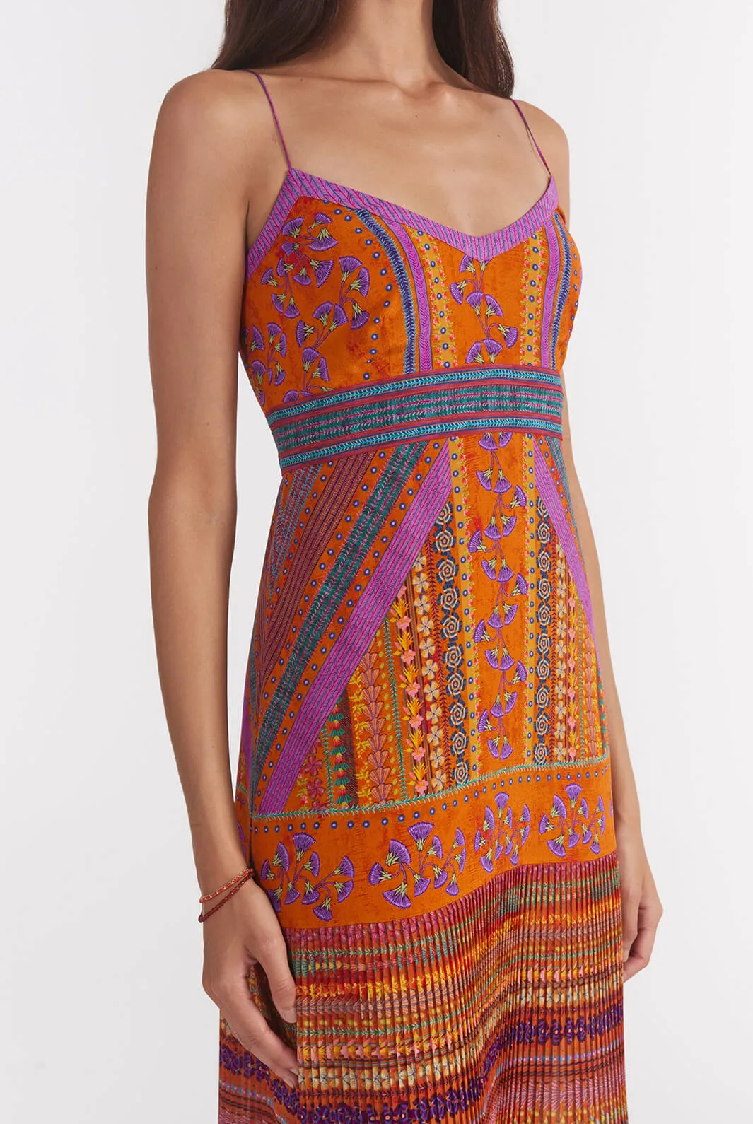 Veronica B Dress In Papyrus Stripe